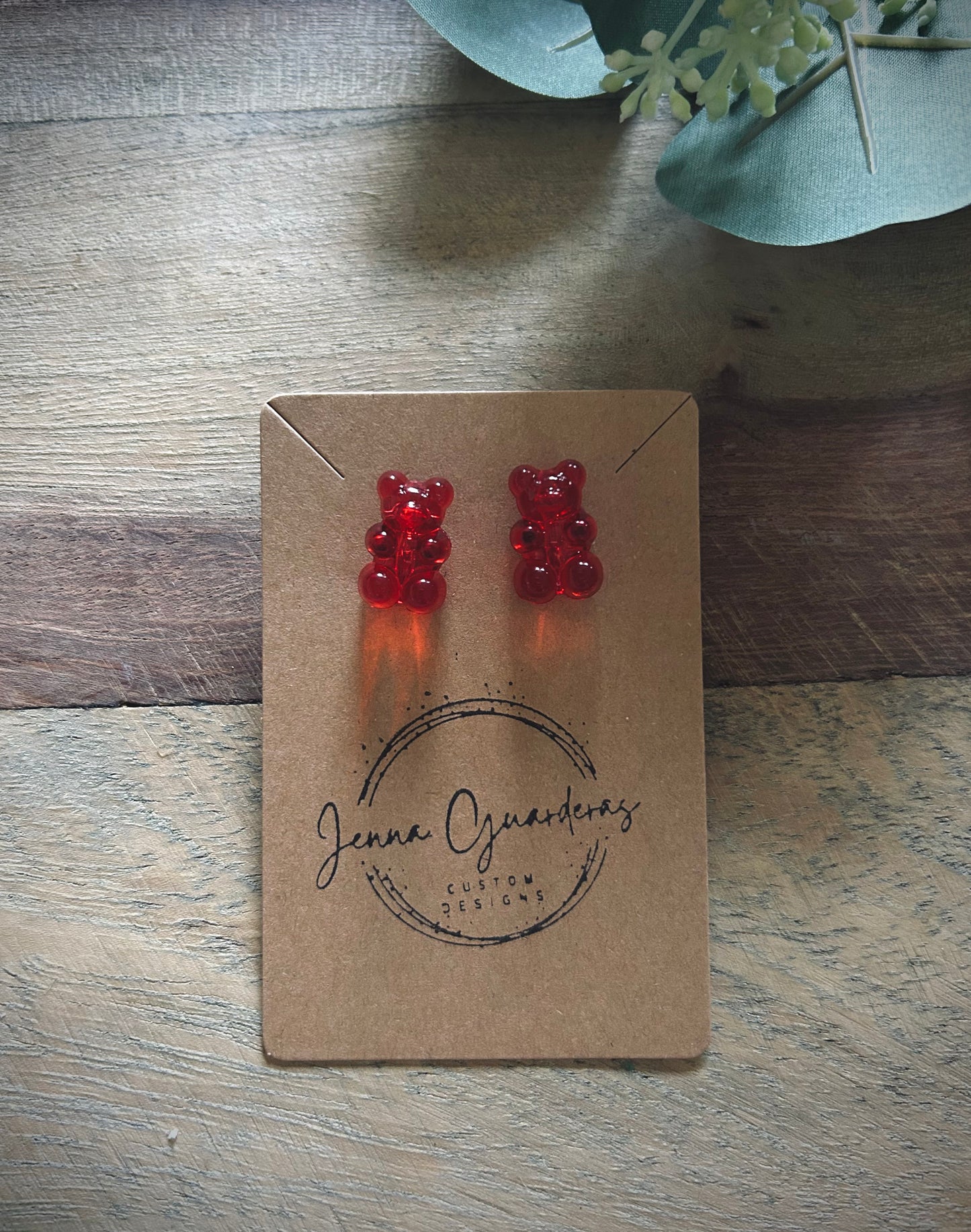 Gummy Bear Earring Studs