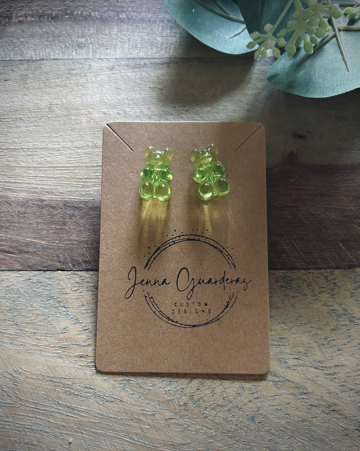 Gummy Bear Earring Studs