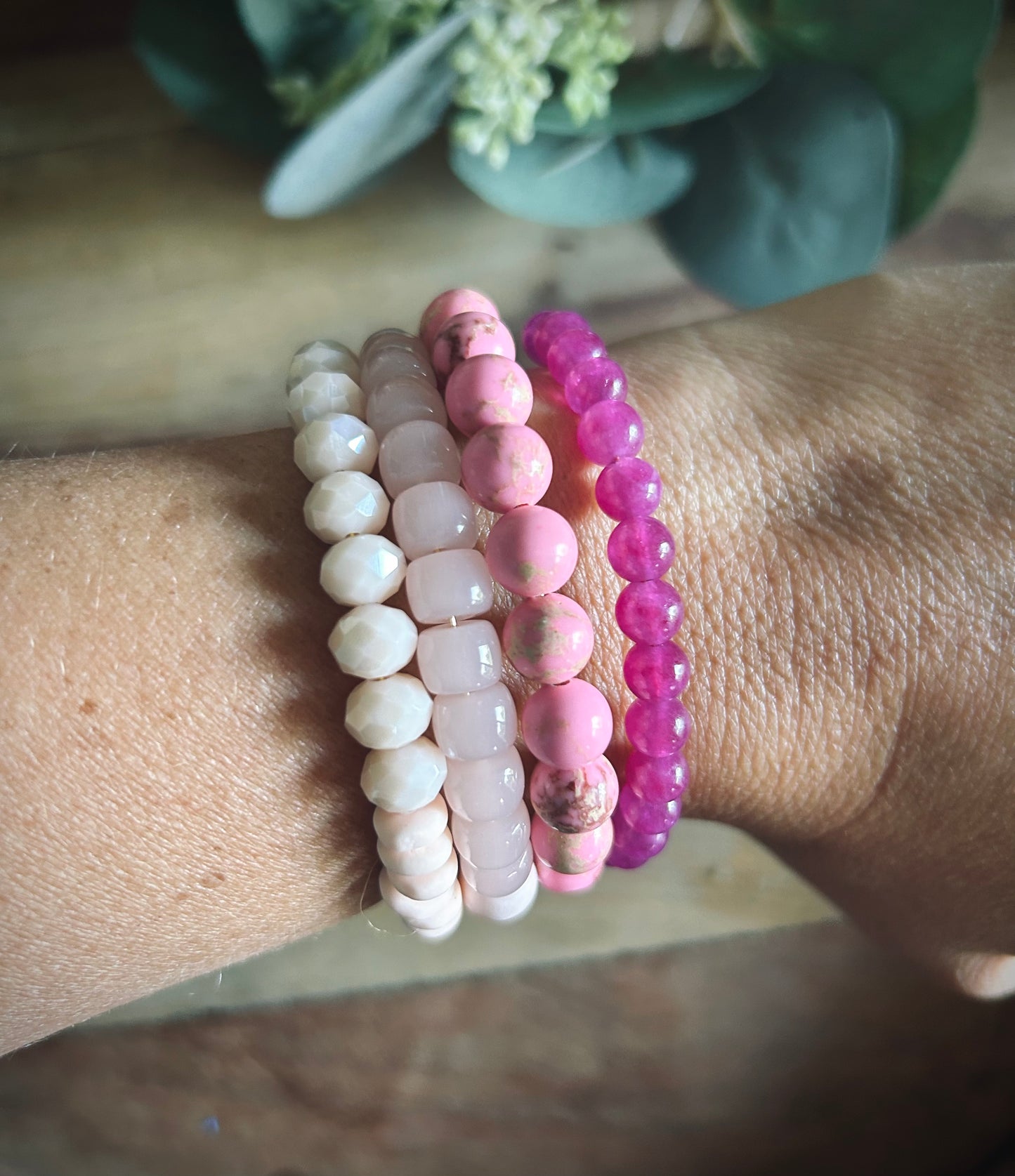 Pink Perfection Memory Wrap Bracelet